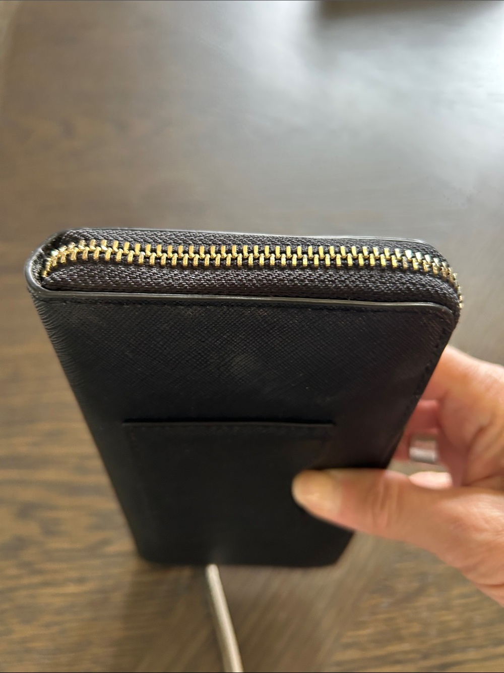Tory Burch Emerson Mixed Material Continental Wristlet Clutch Wallet LIKE NEW - Picture 4 of 13